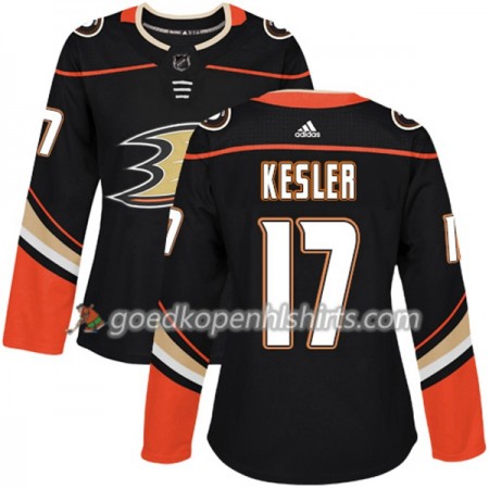 Anaheim Ducks Ryan Kesler 17 Adidas 2017-2018 Zwart Authentic Shirt - Dames